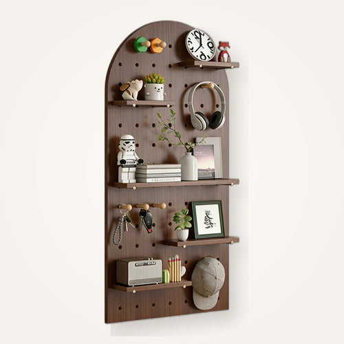 Arch Wooden Pegboard Wall Panel - Solid Wood, ENF-Grade - Main view